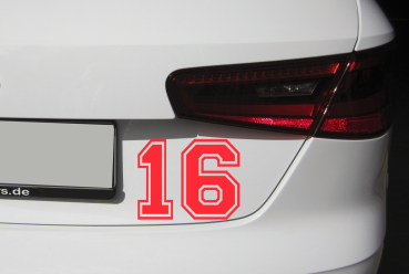 Preview: Aufkleber Startnummer